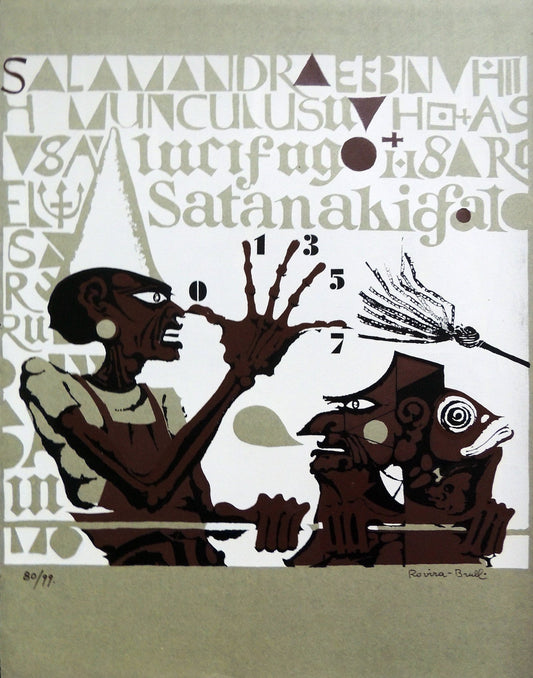 cuadro original de vendor Josep Maria Rovira - Brull - Salamandra arte contemporáneo en Gaudifond