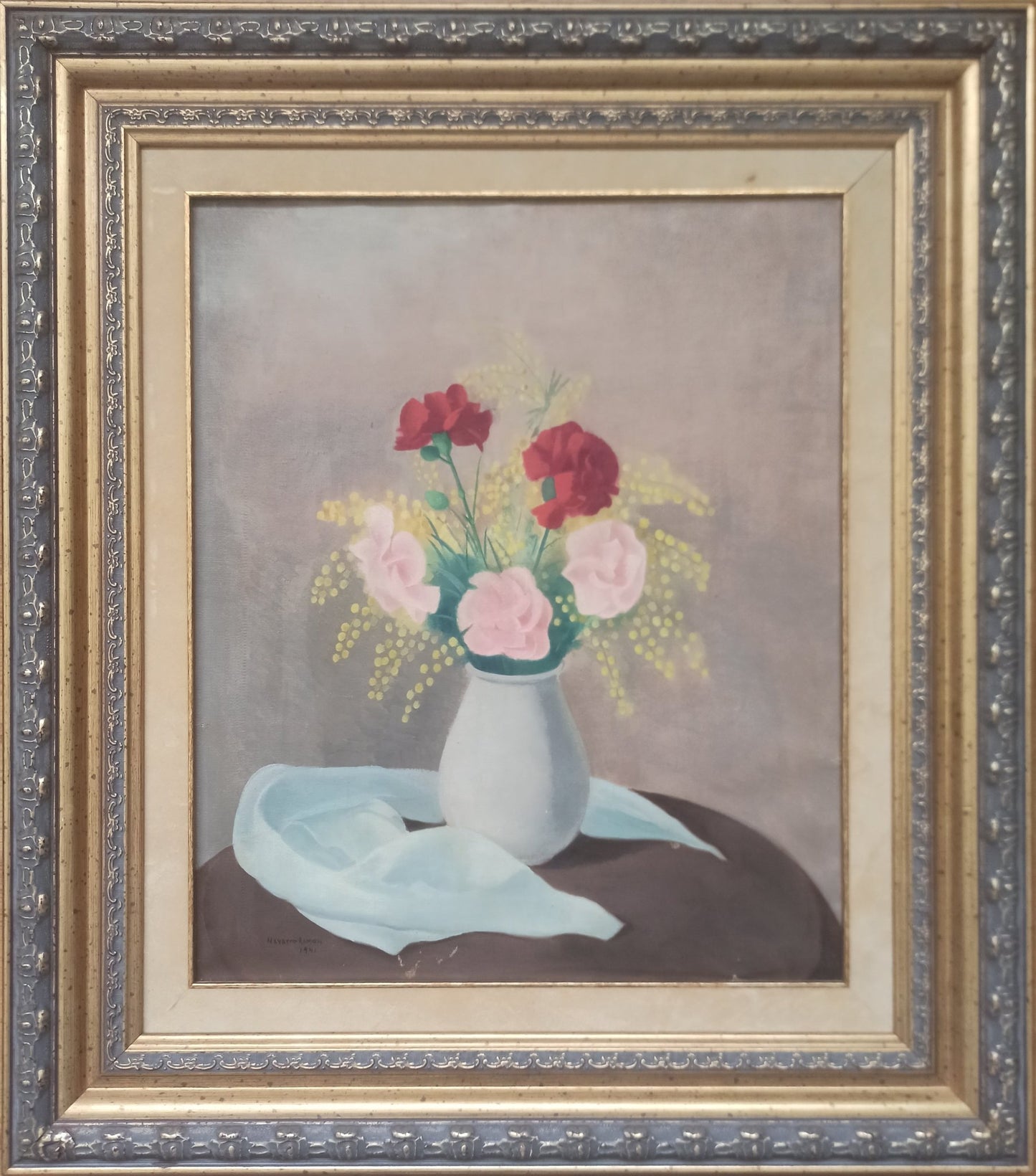 cuadro original de vendor Juan Navarro Ramón - Flores arte contemporáneo en Gaudifond