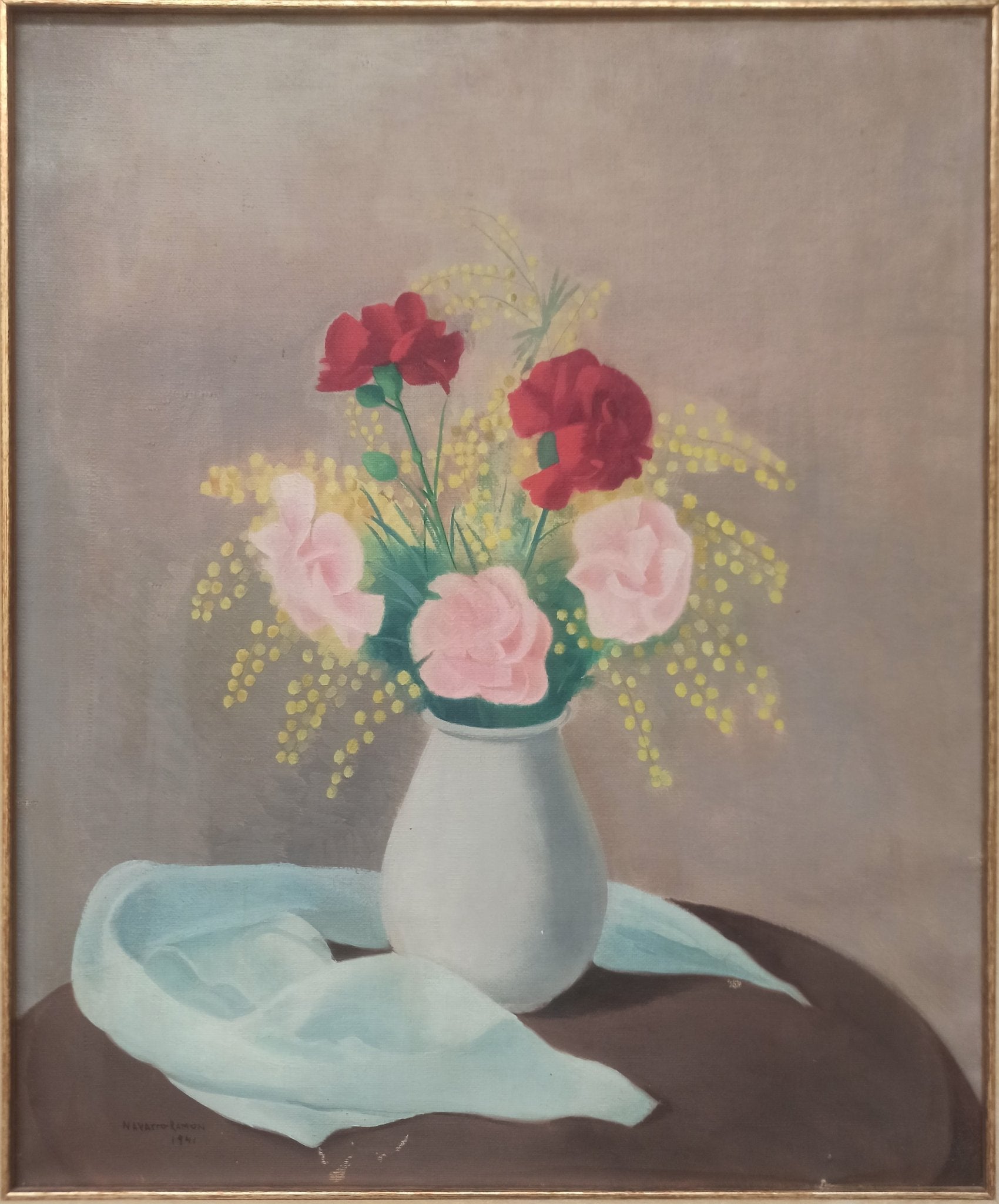 cuadro original de vendor Juan Navarro Ramón - Flores arte contemporáneo en Gaudifond