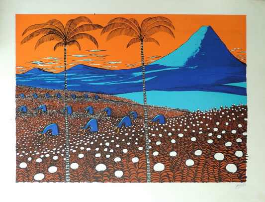 cuadro original de vendor Manuel Carmona - Algodoneras arte contemporáneo en Gaudifond