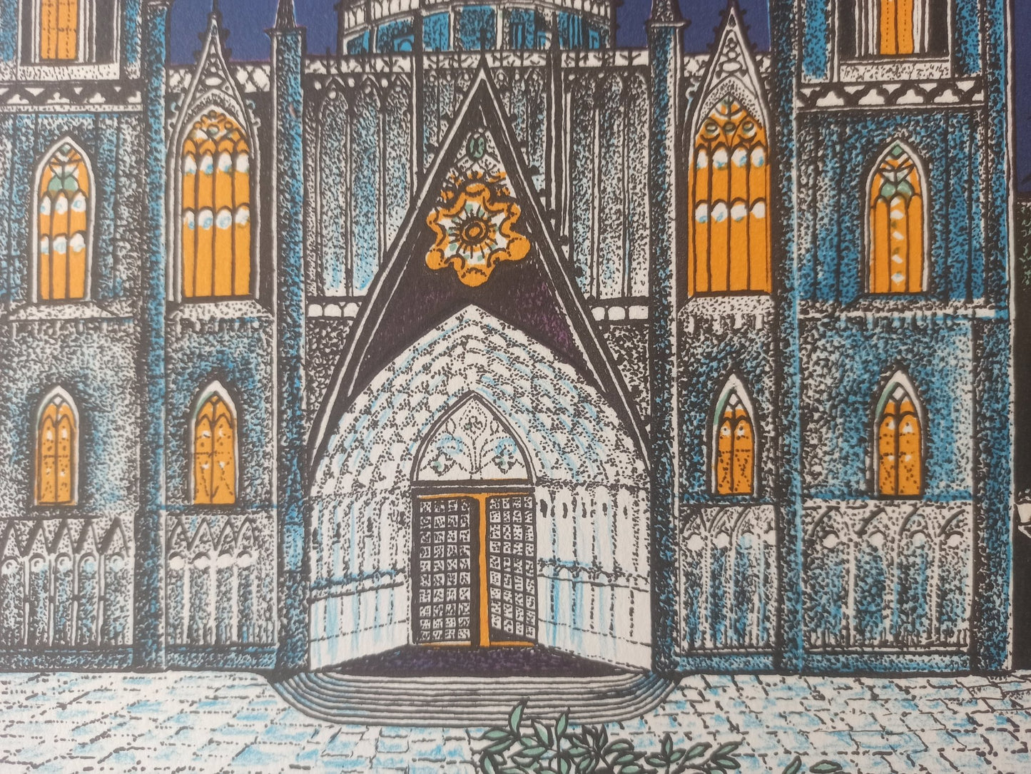 cuadro original de vendor Manuel Carmona - La Catedral de Barcelona arte contemporáneo en Gaudifond