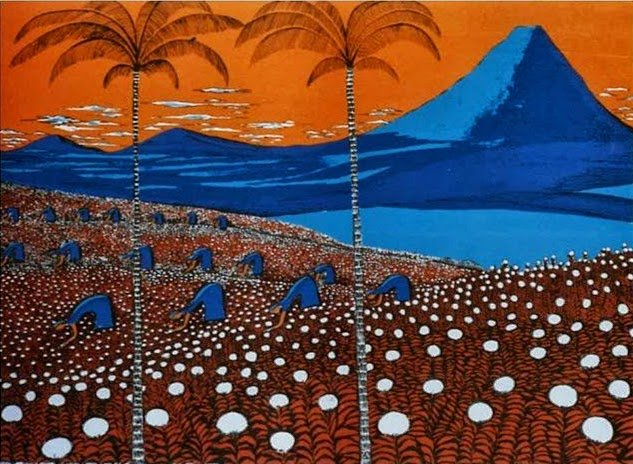 cuadro original de vendor Manuel Carmona - Las algodoneras arte contemporáneo en Gaudifond