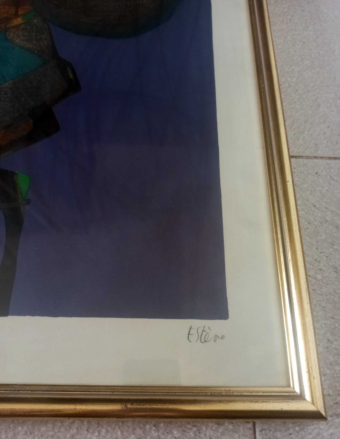 cuadro original de vendor Maurice Estève - Bank Street arte contemporáneo en Gaudifond