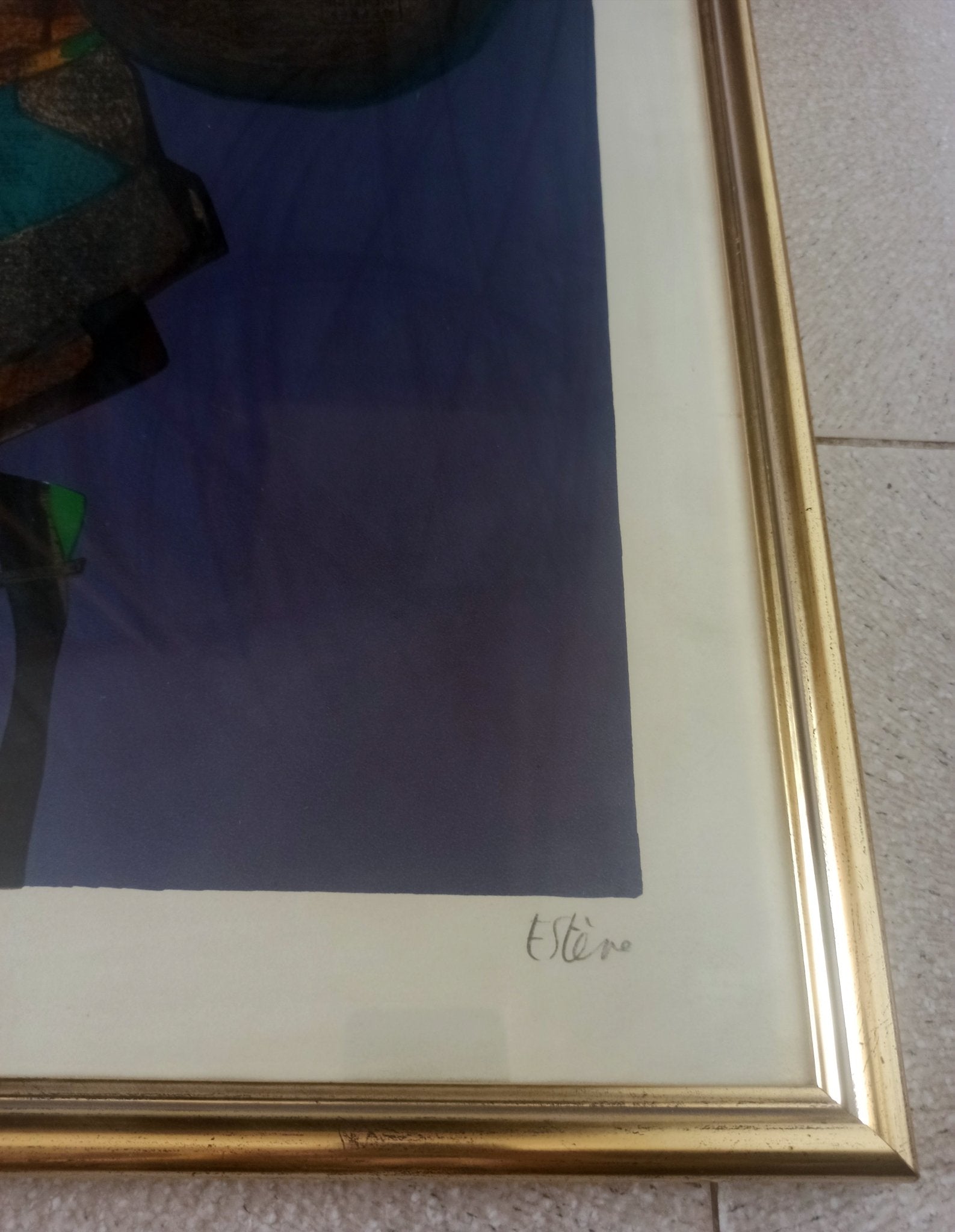 cuadro original de vendor Maurice Estève - Bank Street arte contemporáneo en Gaudifond