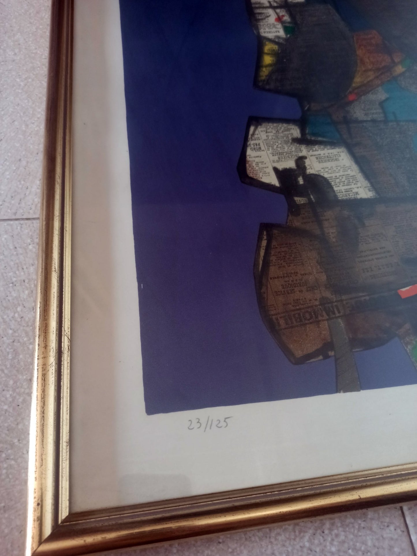 cuadro original de vendor Maurice Estève - Bank Street arte contemporáneo en Gaudifond