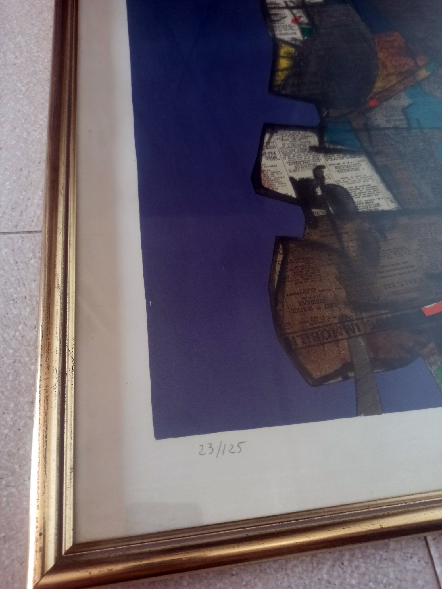 cuadro original de vendor Maurice Estève - Bank Street arte contemporáneo en Gaudifond