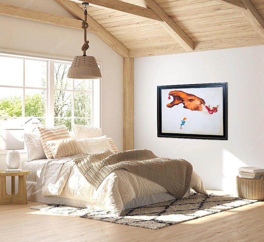Modest Cuixart Sexe lliure, pintura expresionista y simbólica del movimiento vanguardista catalán, decoración