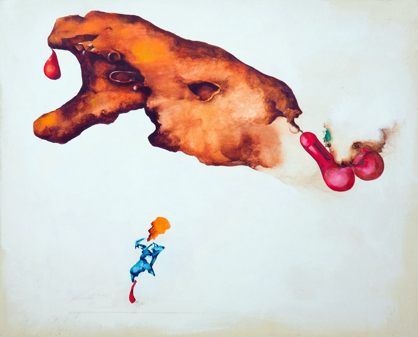 Modest Cuixart Sexe lliure, pintura expresionista y simbólica del movimiento vanguardista catalán.