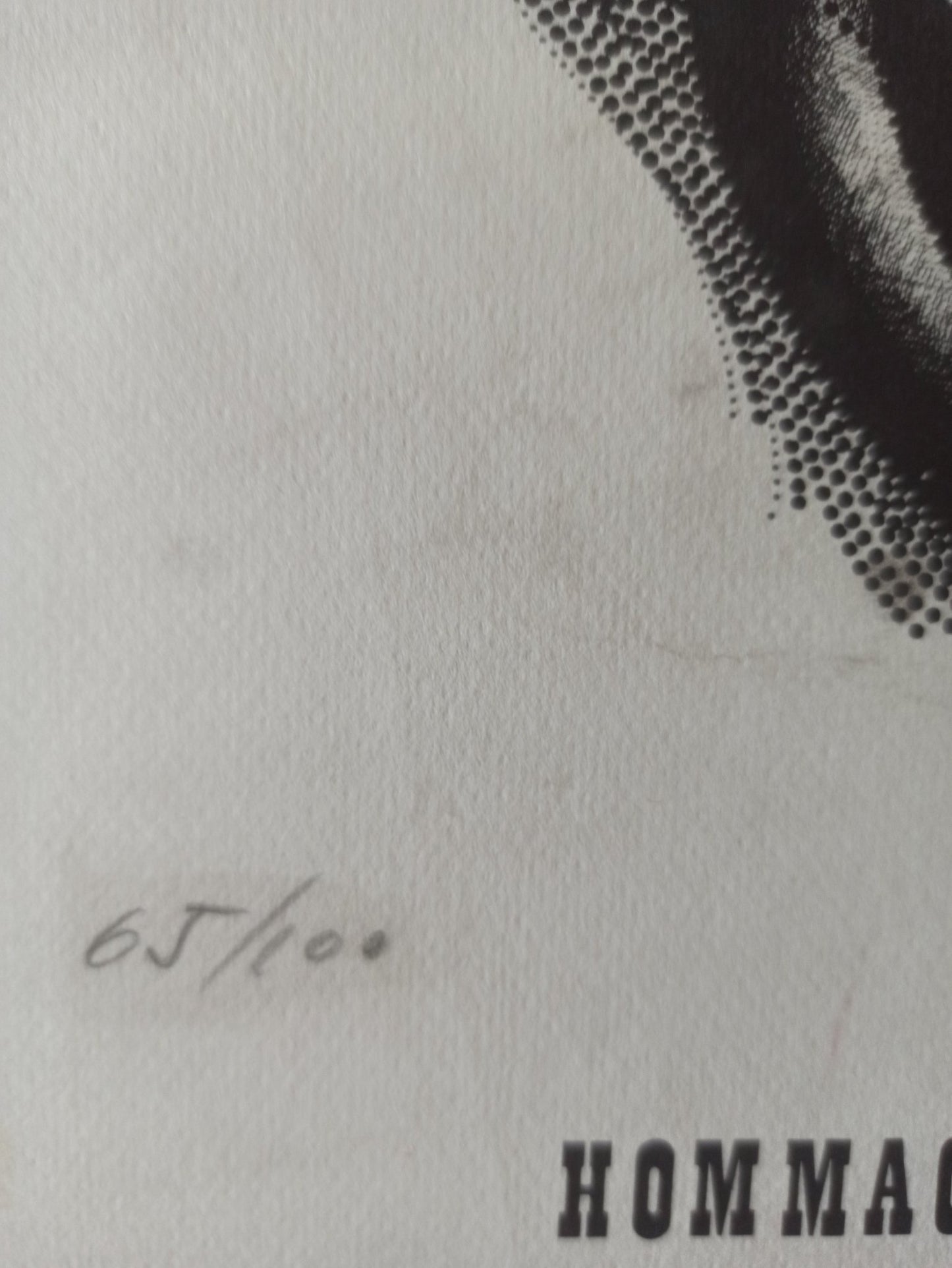 Modesto Roldán Hommage a Wilhelm Reich litografía firmada edición limitada, firmada y numerada a mano
