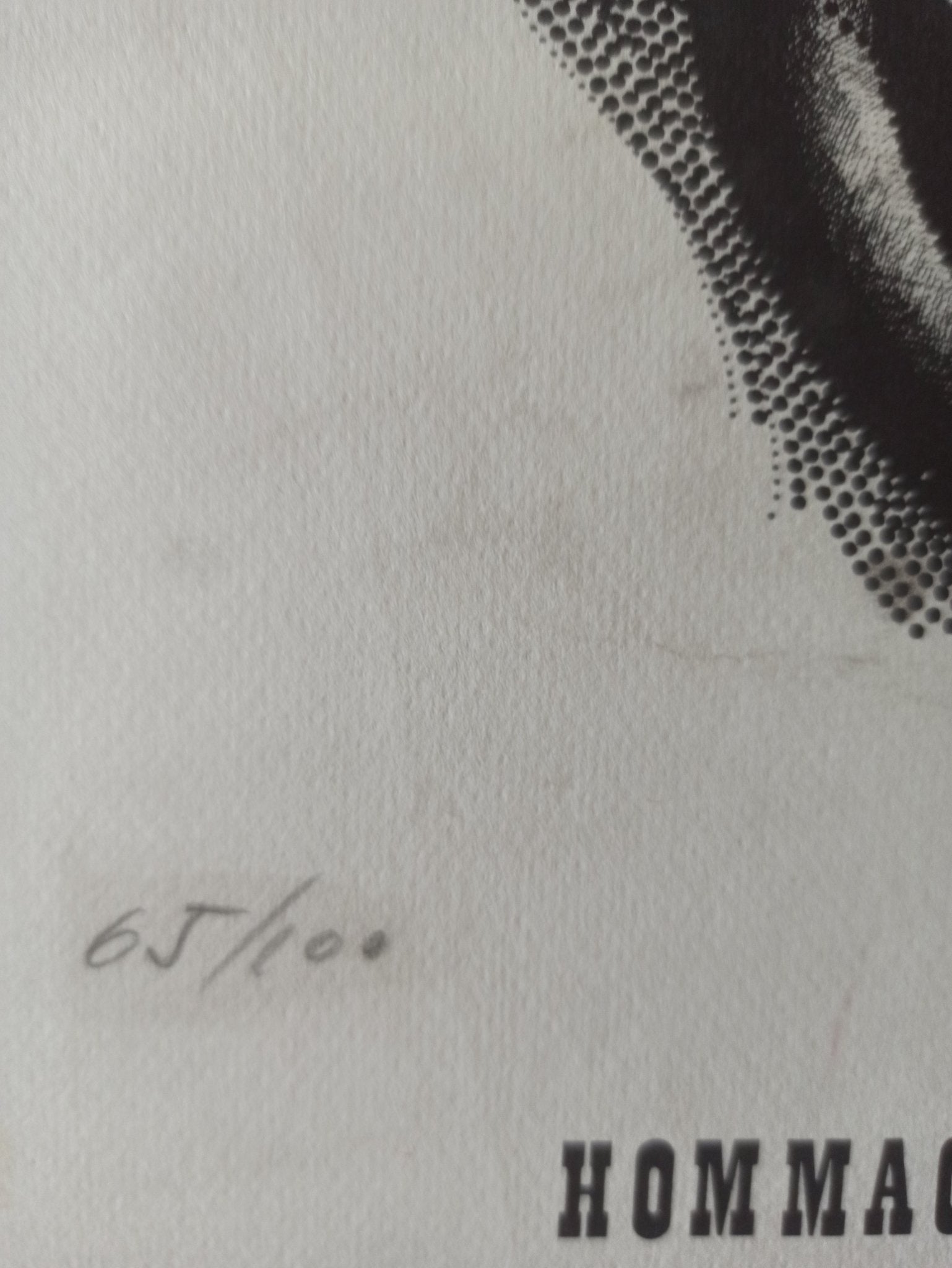 Modesto Roldán Hommage a Wilhelm Reich litografía firmada edición limitada, firmada y numerada a mano