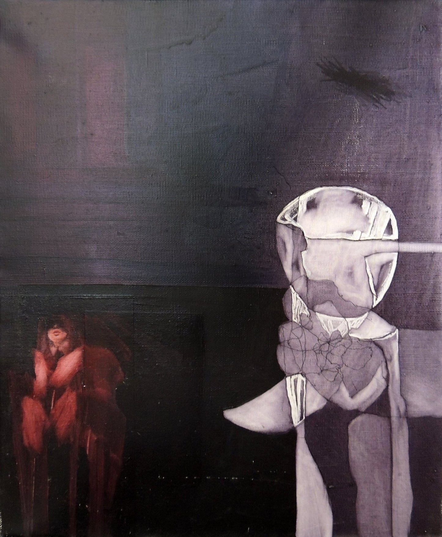 cuadro original de vendor Óscar César Mara - De la noche arte contemporáneo en Gaudifond