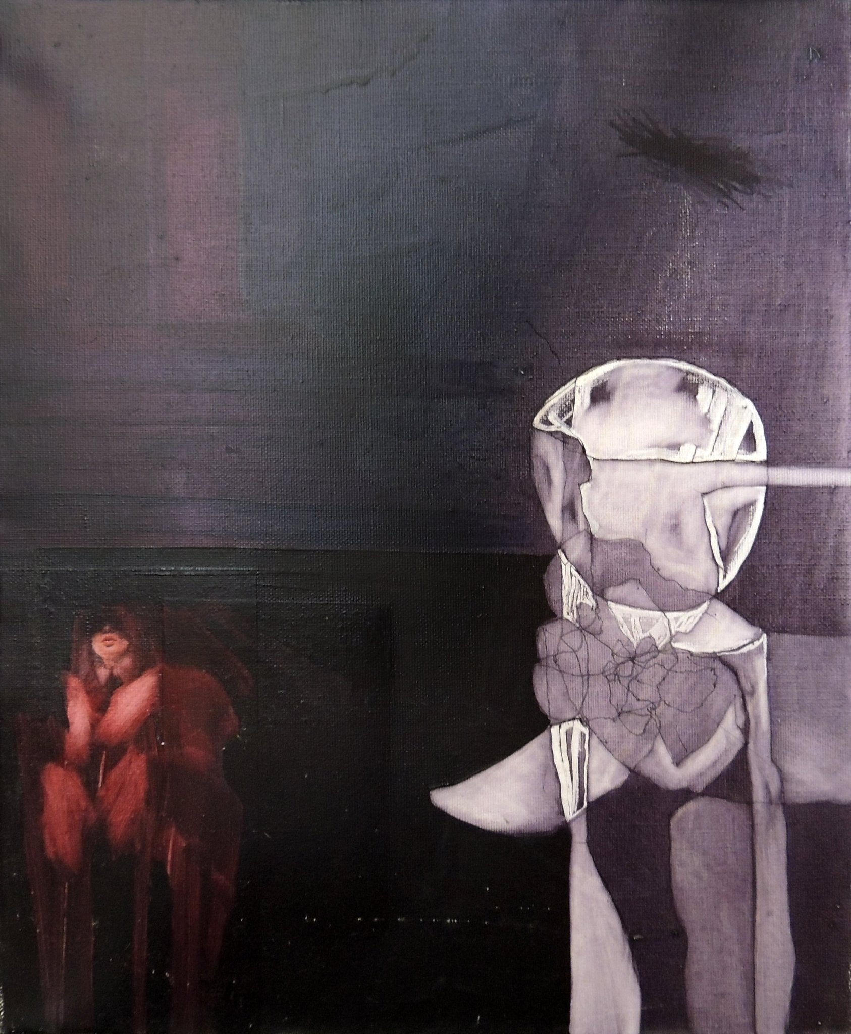 cuadro original de vendor Óscar César Mara - De la noche arte contemporáneo en Gaudifond