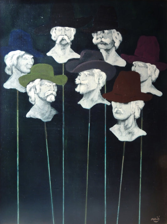 cuadro original de vendor Pablo Mañé - Cabezas arte contemporáneo en Gaudifond