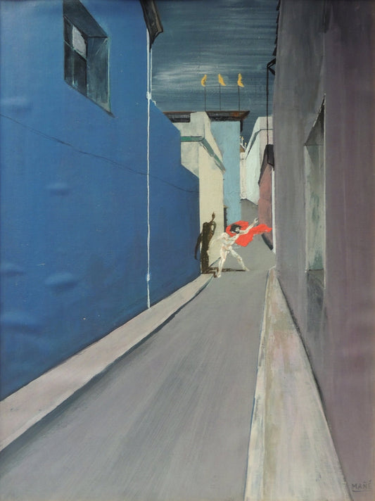 cuadro original de vendor Pablo Mañé - Callejón arte contemporáneo en Gaudifond