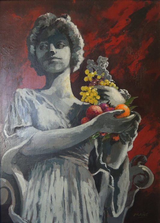 cuadro original de vendor Pablo Mañé - Dama Otoñal arte contemporáneo en Gaudifond