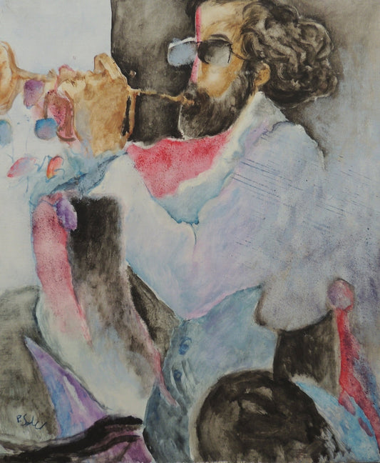 cuadro original de vendor Pedro Soler - Blues arte contemporáneo en Gaudifond