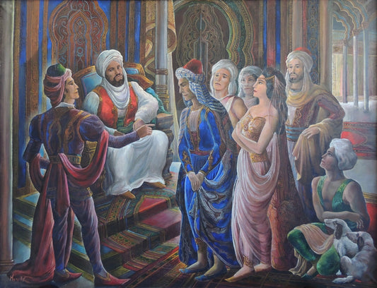 Ramón López Morelló Oriental pintura figurativa inspiración orientalista