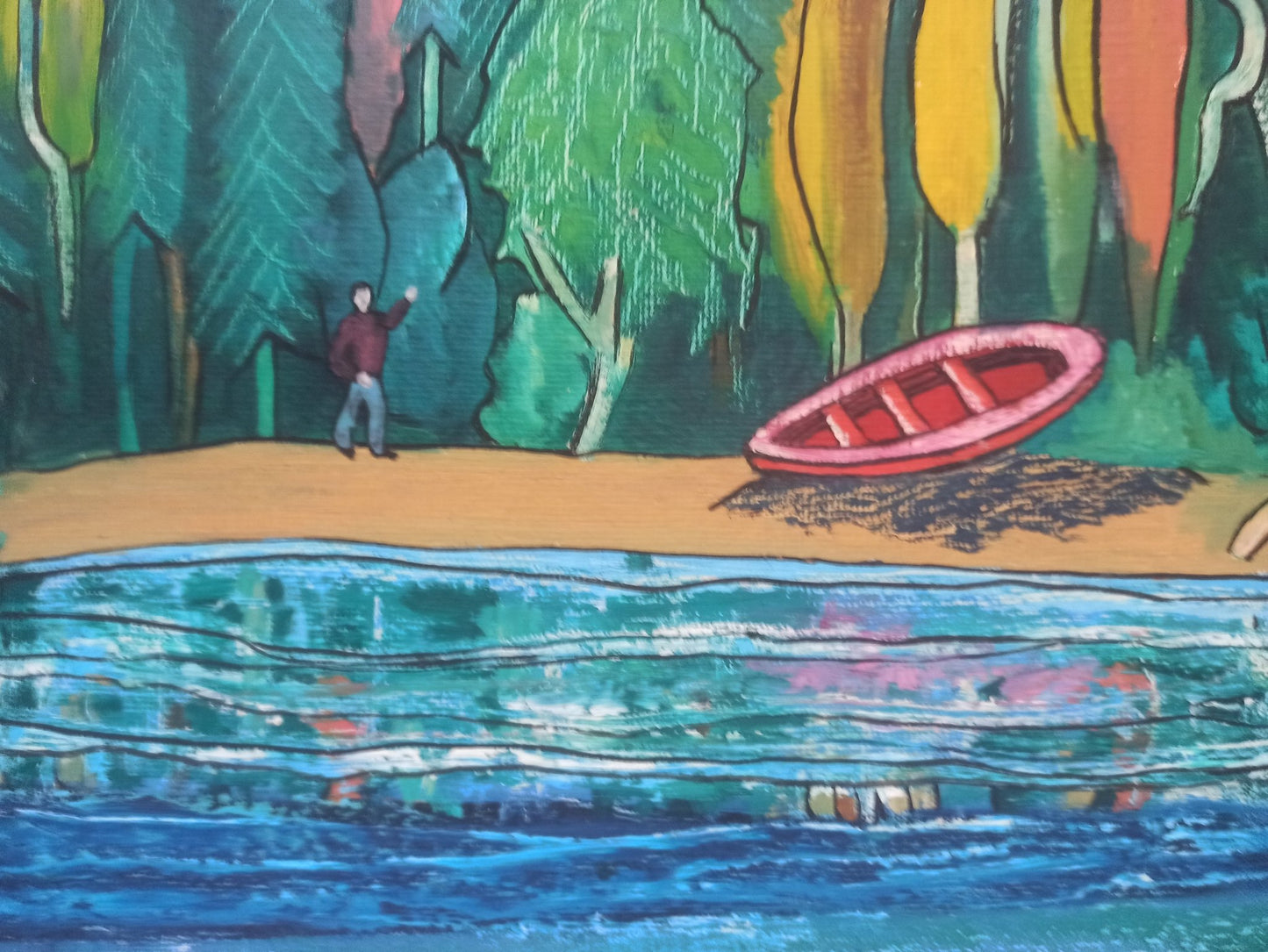 cuadro original de vendor Sally Weintraub - Paisaje de Bariloche arte contemporáneo en Gaudifond