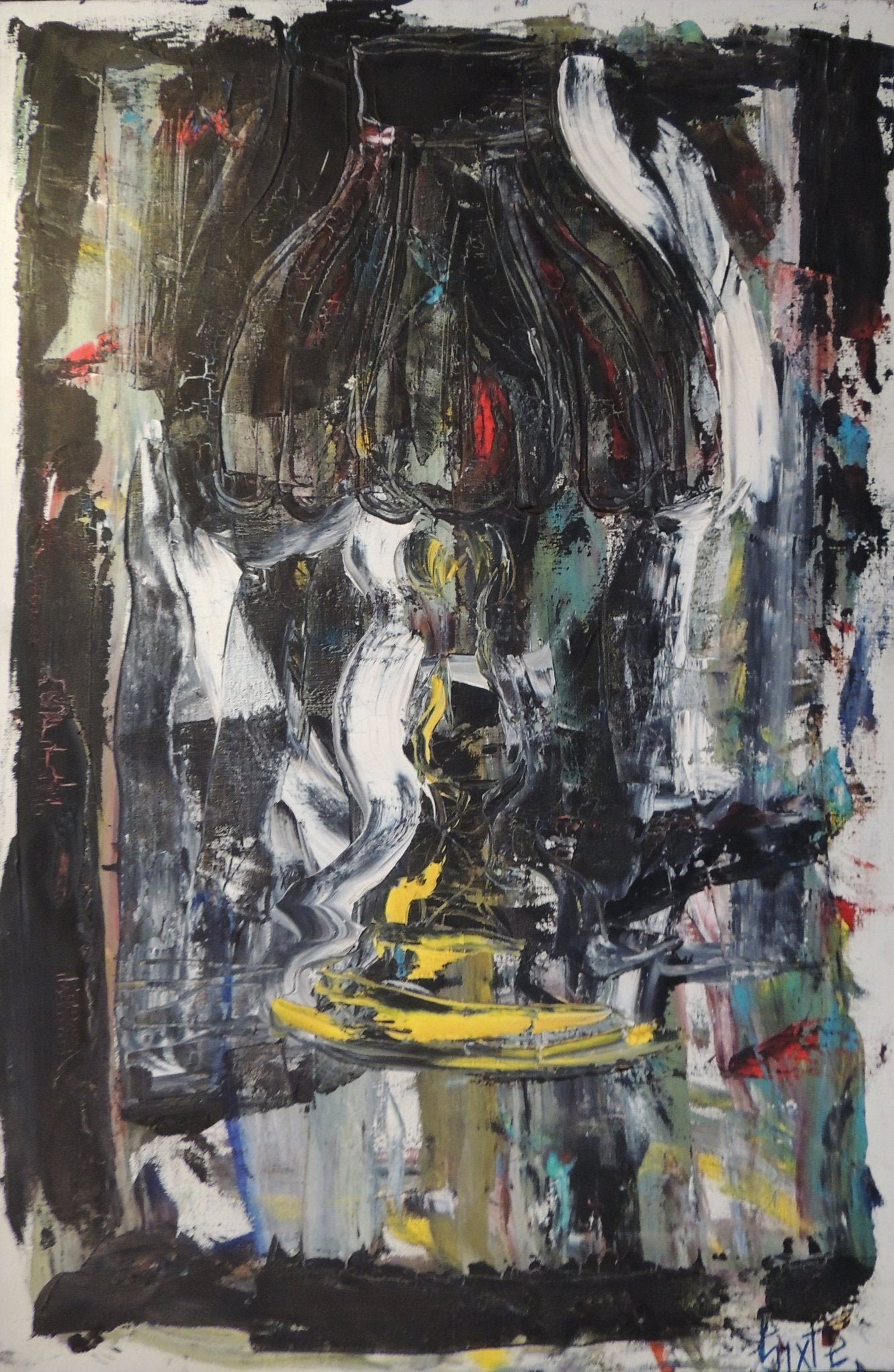 cuadro original de vendor Sixte Blasco - Lámpara arte contemporáneo en Gaudifond