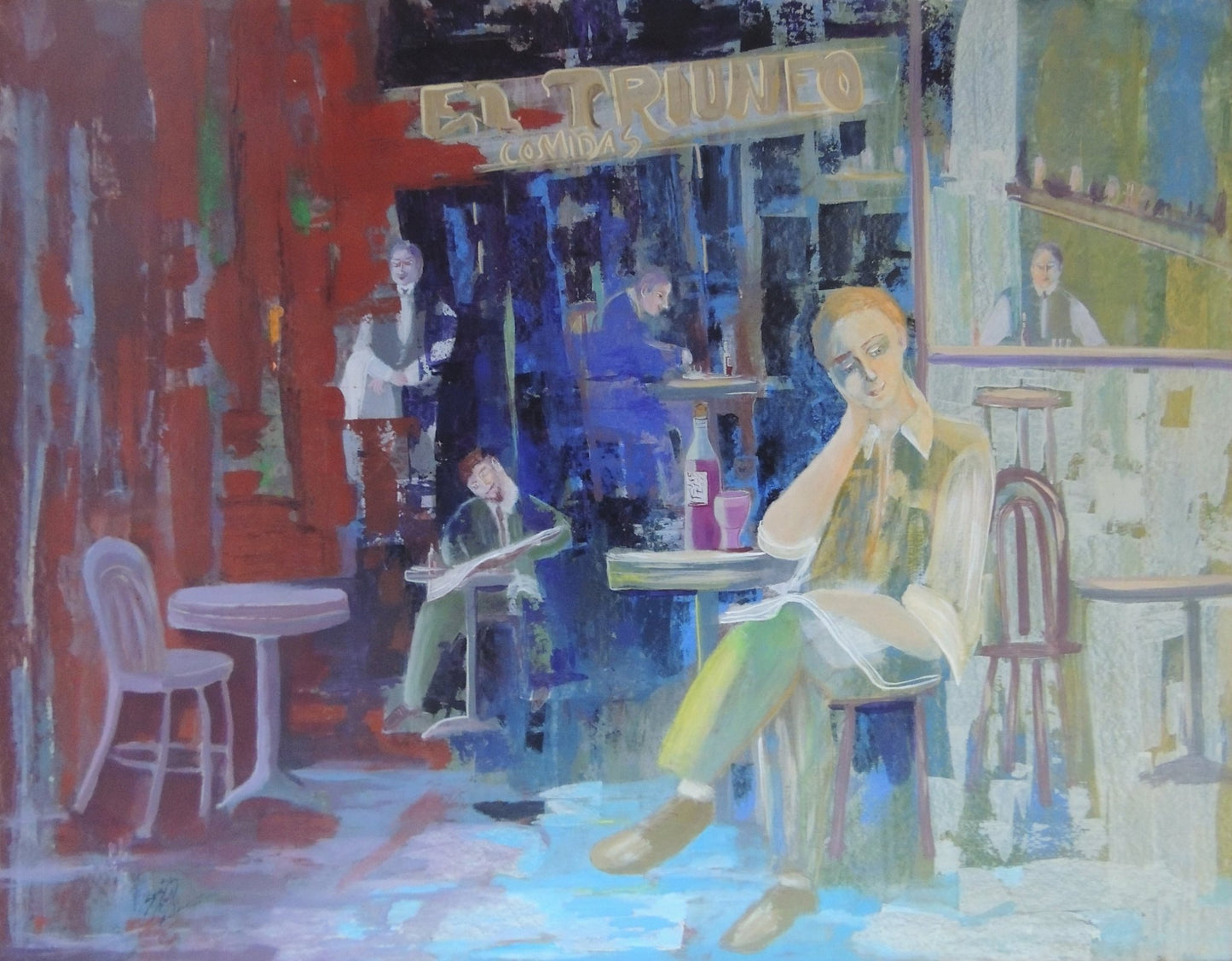 cuadro original de vendor Sonja Sananes - Casa Paeo arte contemporáneo en Gaudifond