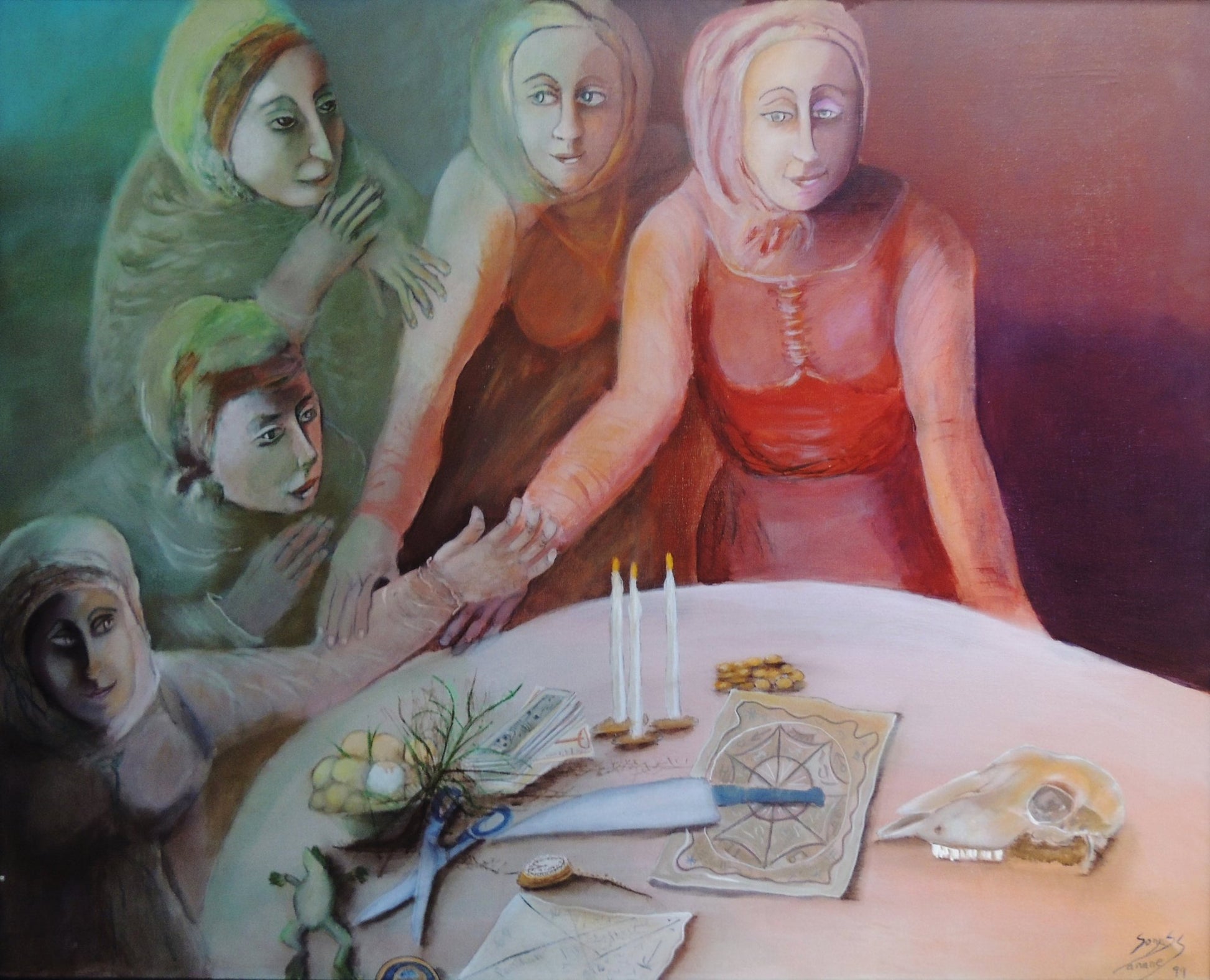 cuadro original de vendor Sonja Sananes - Las Marías arte contemporáneo en Gaudifond