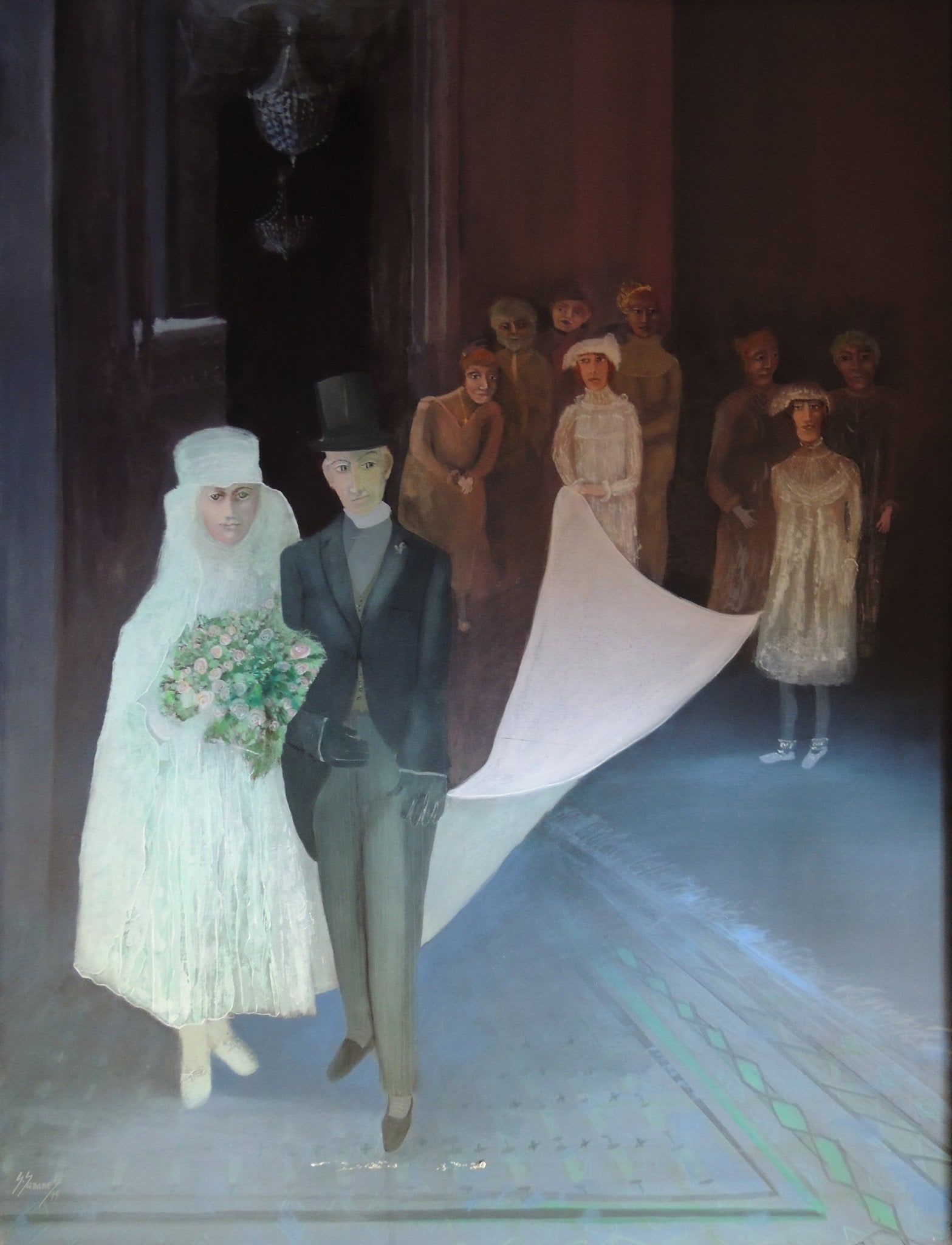 cuadro original de vendor Sonja Sananes - Matrimonio arte contemporáneo en Gaudifond